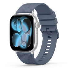 Strap for Apple Watch Strap 38mm 40mm 41mm 42mm 44mm 45mm 46mm 49mm, Silicone Sport Band for iWatch Series 10 9 8 7 6 5 4 3 2 1 SE, Women Men (Blue
