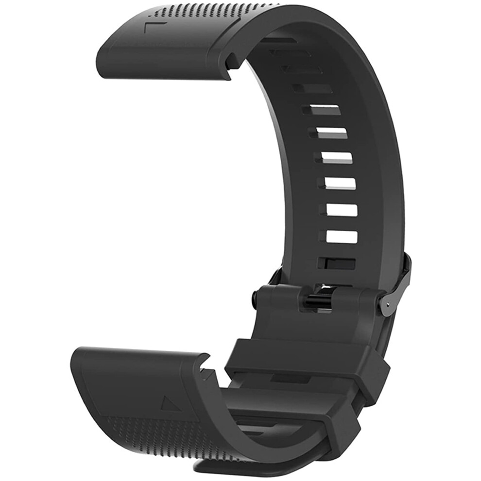 Fleshy Leaf 26Mm Silicone Band Compatible For Garmin Fenix 7X, 6X, 6X Pro, 5X, 5X Plus, 3, 3 Hr, Sapphire, D2 Bravo, Tactix, Descent Mk1, Mk2, Mk2i, Blue 5051224171705