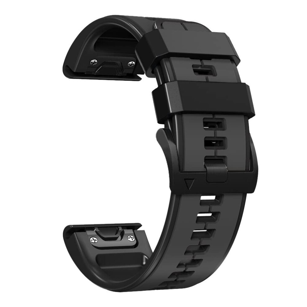 Fleshy Leaf 22Mm Vertical Lines Band Bracelet Strap Compatible For Garmin Fenix 7,Fenix 6/6Pro,Fenix 5,Fenix 5 Plus,Approach S60 S62,Forerunner 935 5051224175406