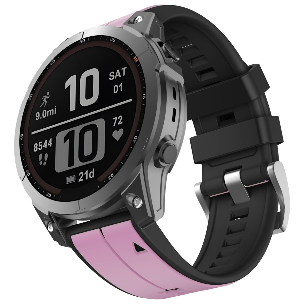 Overstep Compatible For Garmin Fenix 7S?20Mm Width Soft Silicone Replacement Band Watch Strap For Fenix 7S Pro/Fenix 7S Solar/Fenix 6S Pro/Fenix 5051224171699
