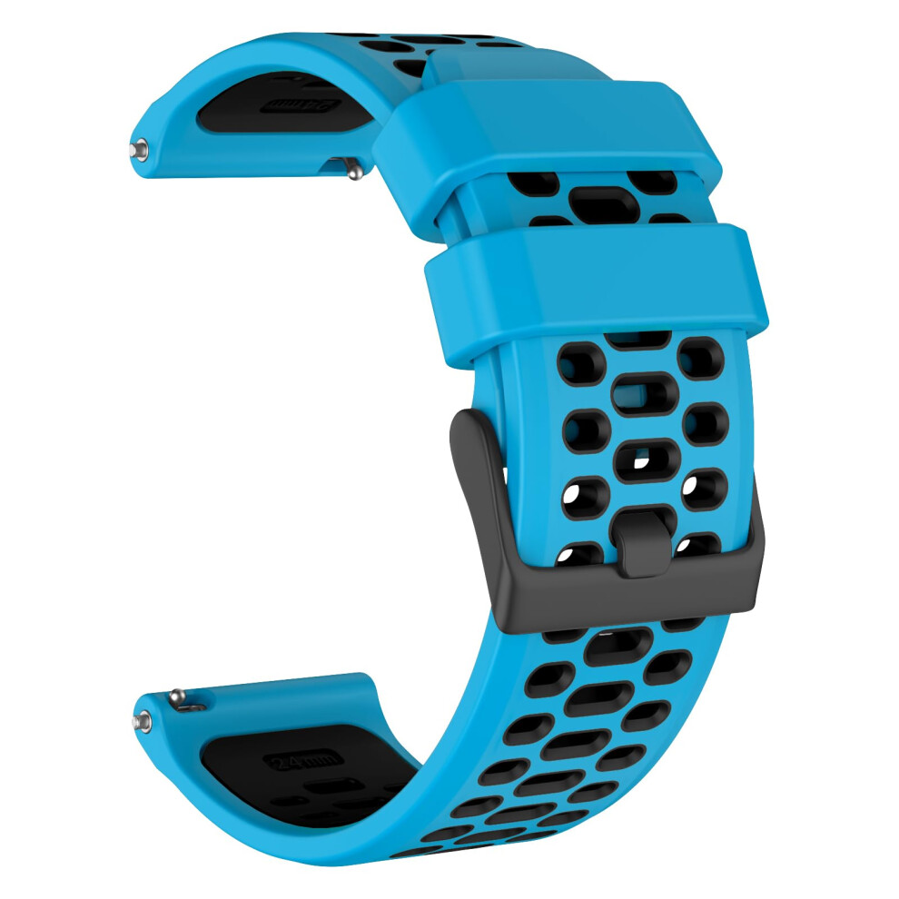 Mysnbkn Watch Strap For Suunto 9/9 Baro/D5/D7/Spartan Sport/Wrist Hr/Traverse 24 Mm/Smartwatch 2 Sw2, 24 Mm Quick Release Silicone Replacement Band 5051224172238