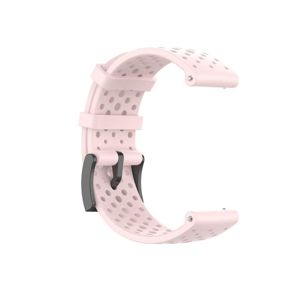 King Dong Kd Silicone Breathable Watch Band For Suunto 9 7 D5 Spartan Sport Wrist Hr, 24Mm Ventilated Replacement Strap (Pink) Pink 5051224175239
