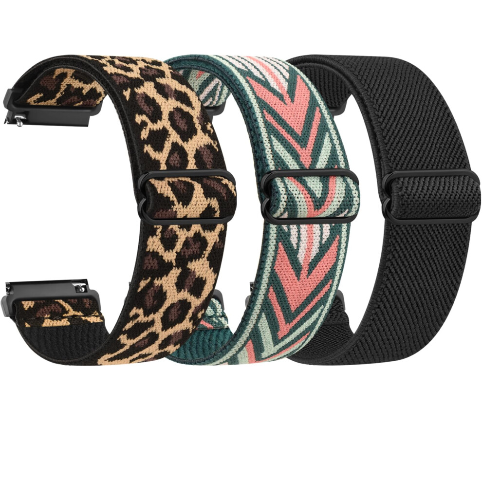 22Mm Elastic Straps For Garmin Venu 2/Venu 3, Forerunner 255/265 Music, Vivoactive 4 45Mm, Amazfit Bip 6/Bip 5/Balance/Huawei Watch Gt 5 Pro 46Mm/Gt 4 5051224175222