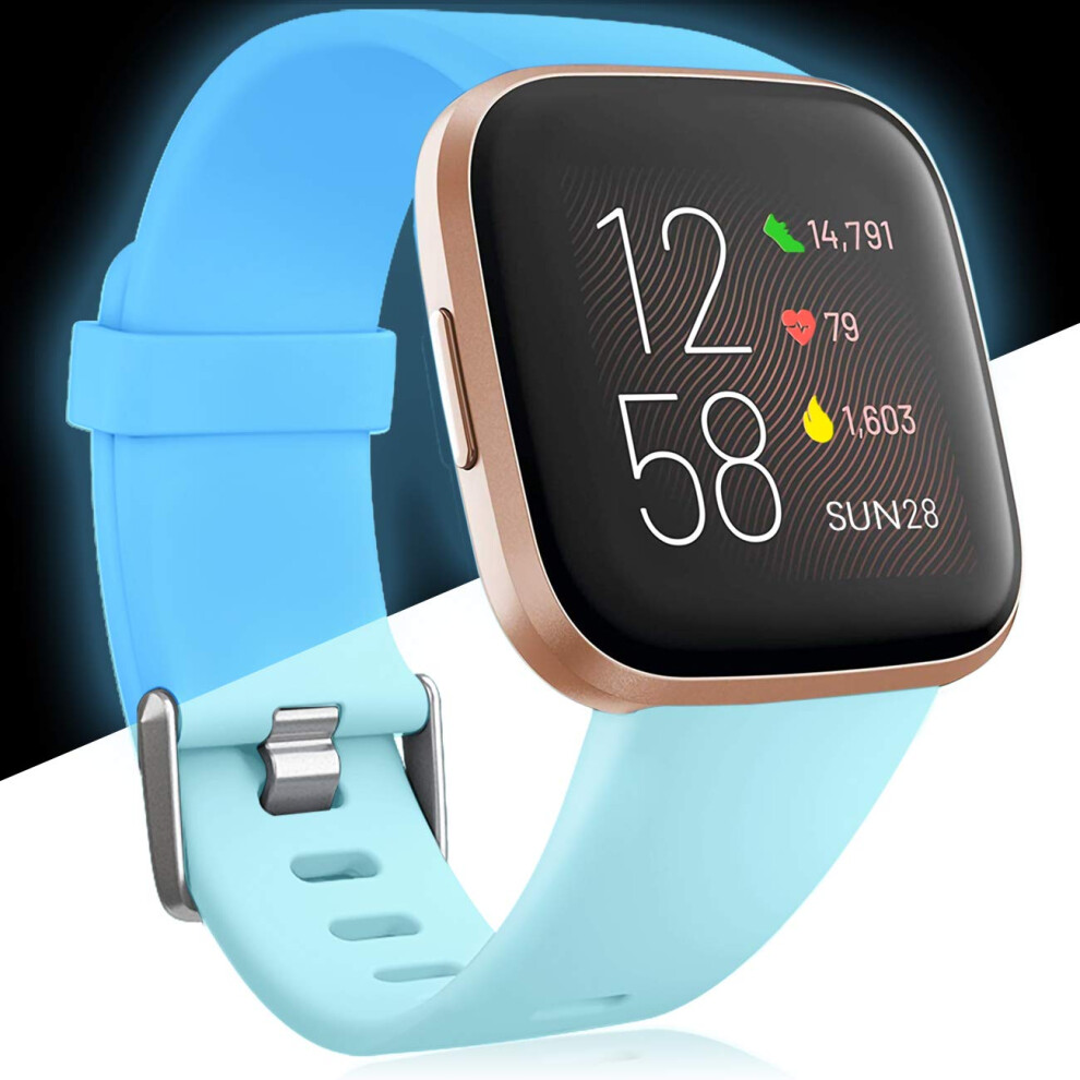 Oielai For Fitbit Versa 2 Strap/Fitbit Versa Strap, Silicone Sport Classic Replacement Straps Compatible With Fitbit Versa Lite/Fitbit Versa 2/Fitbit 5051224179947