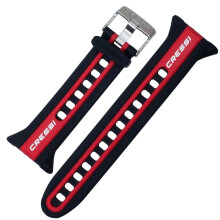 Cressi NEON WATCHBAND BLACK/RED
