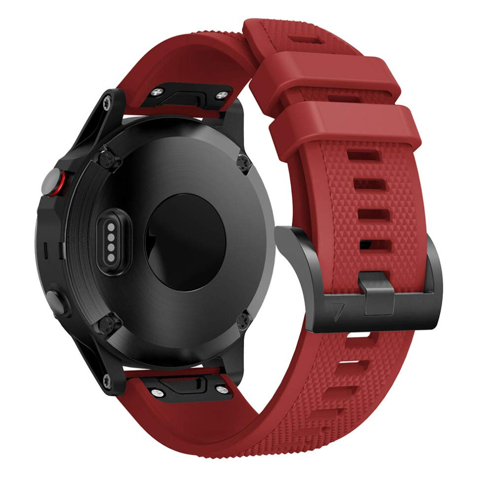 Reyda Silicone Strap Compatible For Garmin Forerunner 970/965/955/945/935/745, 22Mm Quick Fit Watch Strap Soft Silicone Bracelet Sport Wristband 5051224179787