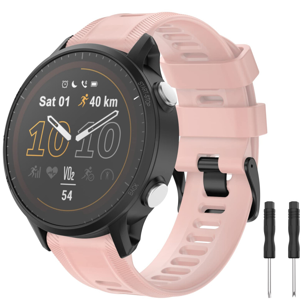 Mysnbkn 22Mm Sport Silicone Watch Strap For Garmin Forerunner 955/Forerunner 945/Forerunner 935/Fenix 5/Quatix5 5051224178339