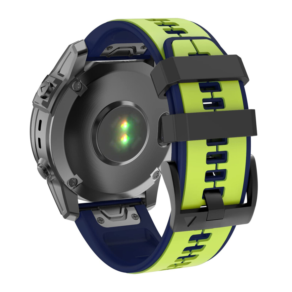 Mysnbkn Fenix 6X Strap 26Mm Silicone Bands For Fenix 8 51Mm/Fenix 7X/Fenix 7X Pro/Fenix 6X/Fenix 6X Pro/Fenix 5X/Fenix 5X Plus/Fenix 3/Fenix 3 5051224181025