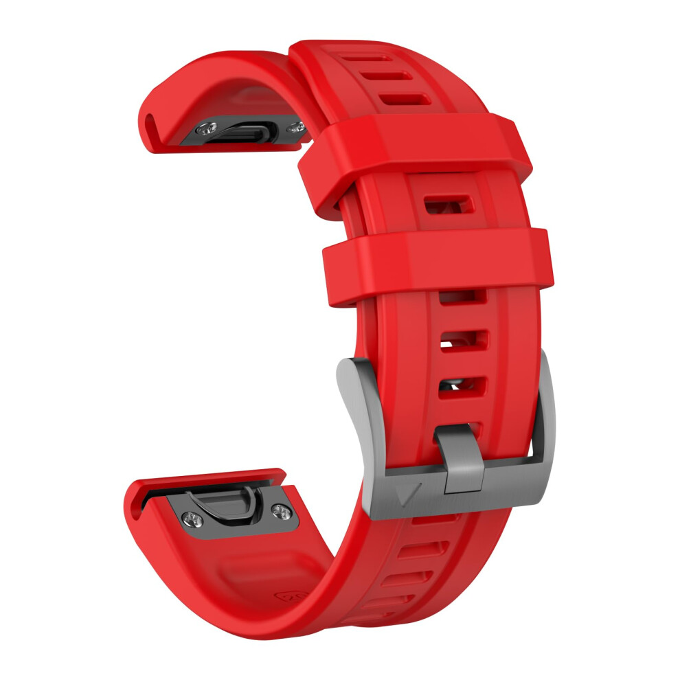 Isabake Strap For Garmin Fenix 7S/Fenix 6S/Fenix 5S, 20Mm Silicone Quickfit Strap For Fenix 7S Solar, Fenix 6S Pro, Fenix 5S Plus, Red 5051224180752