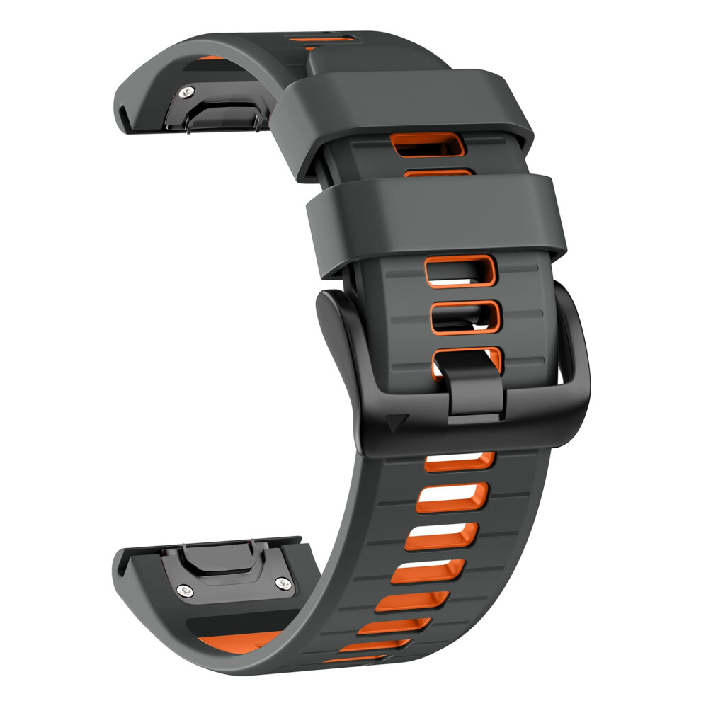 U-Limve Watch Strap For Garmin Fenix 8 51Mm/Fenix 7X/Fenix 7X Pro/Fenix 6X/Fenix 6X Pro/Fenix 5X/Fenix 3, Silicone Quickfit 26Mm Replacement 5051224178971