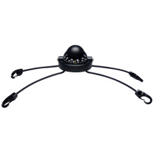 Silva Compass 58 Kayak Accessories - Sea Kayak Compass with Rubber Straps & Clips for Easy Attachment - Fully Waterproof with Scratch Reistant Bowl