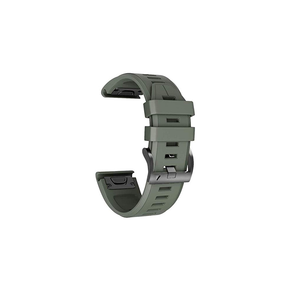 Notocity For Garmin Fenix Fenix 5X/6X Pro/6X/5X Plus Strap, 26Mm Watch Strap For Garmin Fenix 7X/7X Pro/8 51Mm, Fenix 3/3 Hr Silicone Quickfit 5051224185566