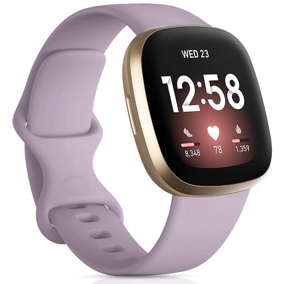 Oielai Compatible For Fitbit Versa 4/Fitbit Versa 3/Fitbit Sense 2/Fitbit Sense Strap, Silicone Sport Soft Replacement Straps For Versa 3/Versa 5051224189342