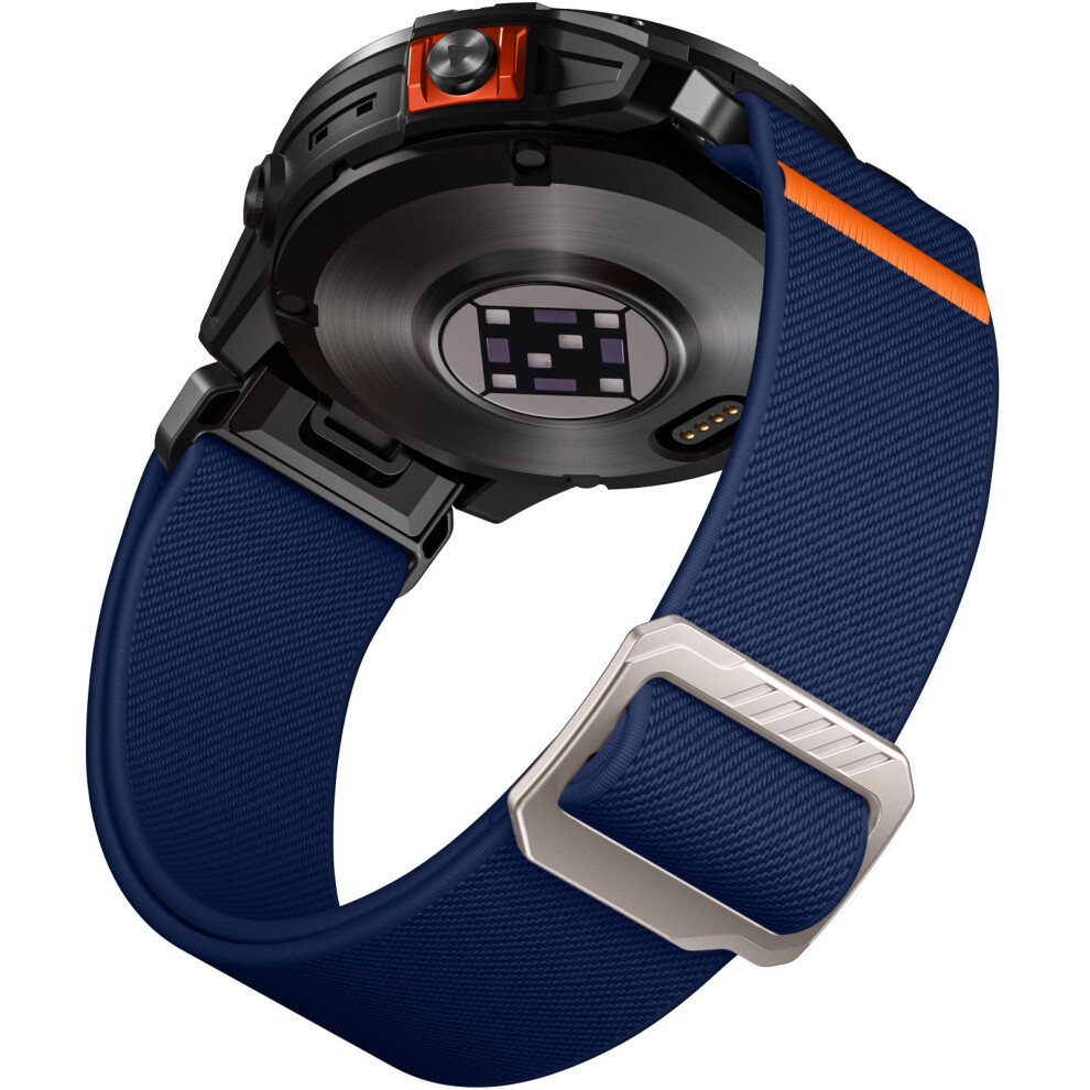 Laffav Compatible With Garmin Fenix 6X Pro Strap/Fenix 6X/Fenix 7X Pro/Fenix 7X Strap, Nylon Stretchy 26Mm Quickfit Strap For Garmin Fenix 5051224186648