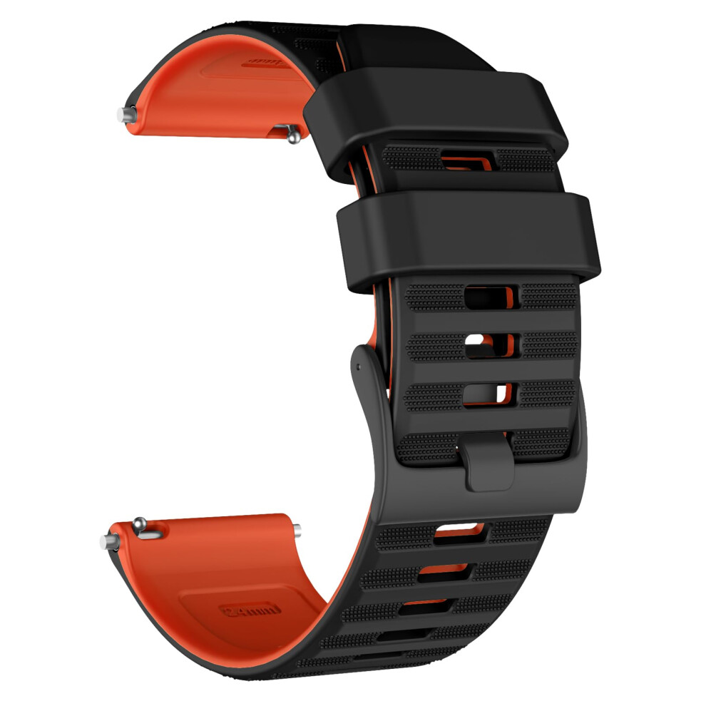 Mysnbkn 24 Mm Quick Release Silicone Watch Straps For Men Women, Replacement Band For Suunto 9/9 Baro/D5/D7/Spartan Sport/Wrist Hr/Traverse 24 5051224191352