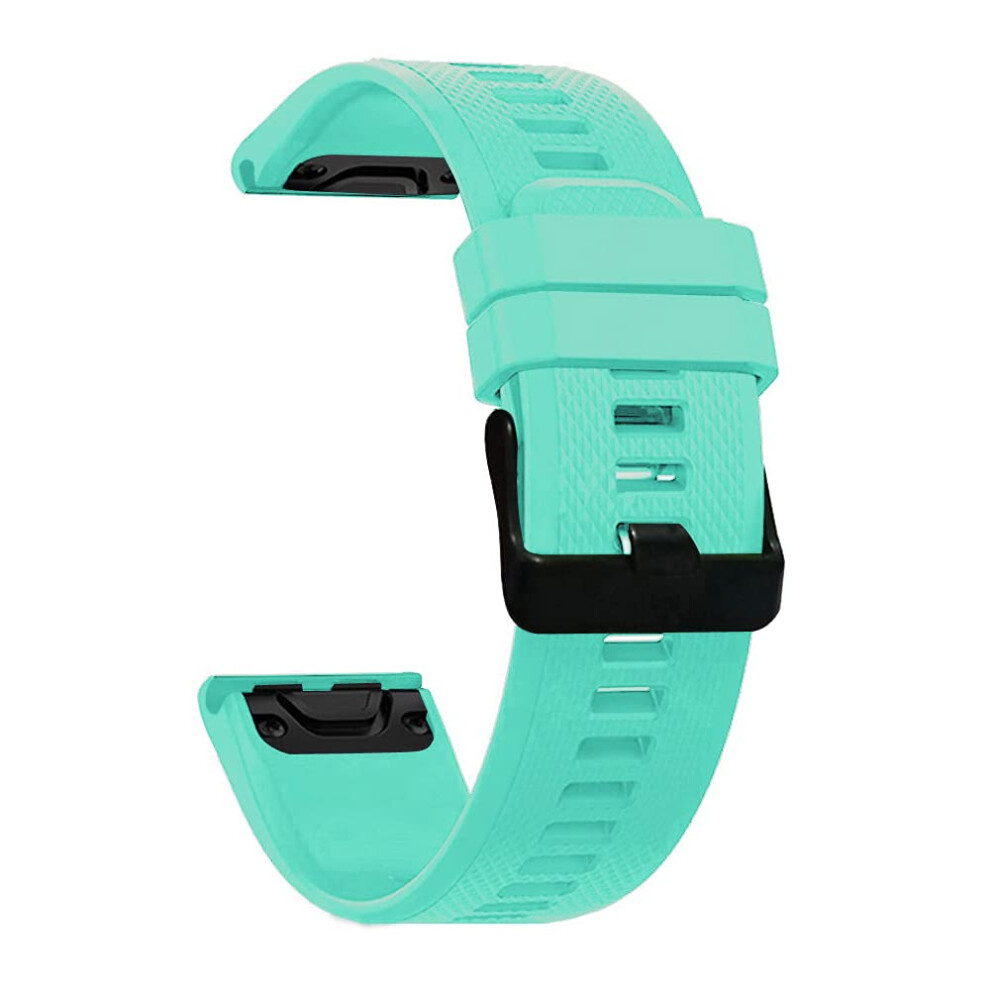 Aisports 22Mm Quick Fit Watch Strap Compatible For Garmin Approach S70 47Mm/S62/S60 Strap Silicone, Soft Breathable Silicone Sport Wristband Bracelet 5051224195909