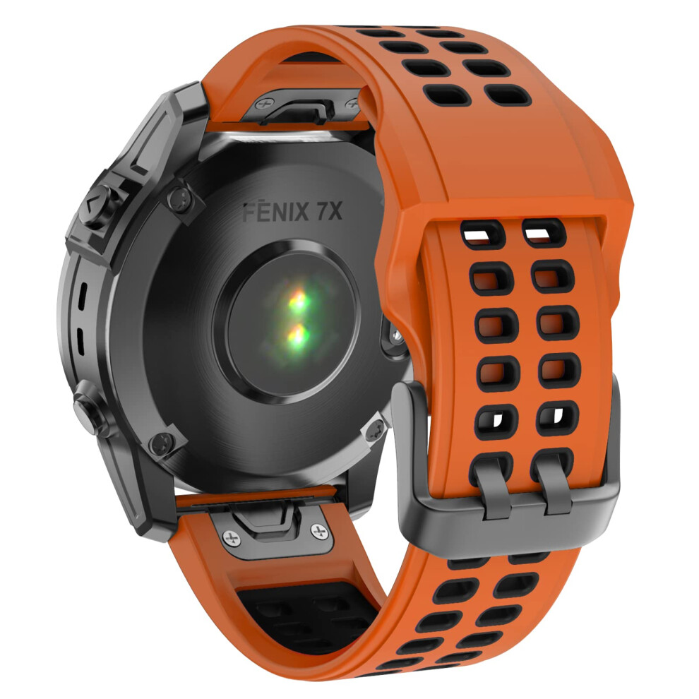 Isabake Watch Strap For Fenix 6X/7X/5X, 26Mm Quickfit Silicone Wristband For Enduro 2/3, Tactix Delta, Fenix 3 Hr 5051224194124