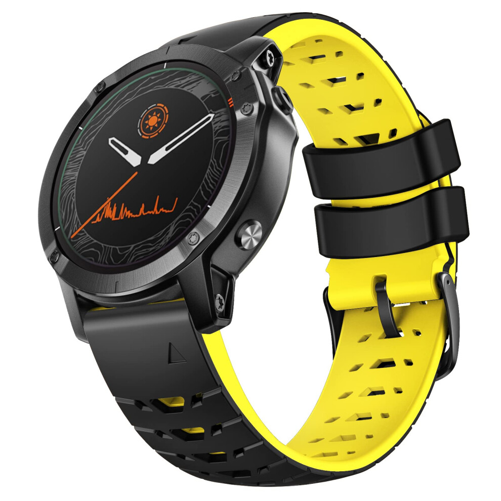 Notocity For Garmin Fenix 6 Strap/Fenix 5 Strap, 22Mm Replacement Band Strap For Garmin Fenix 7/6/6 Pro/5/5 Plus/Epix Gen 2/Forerunner 5051224193394