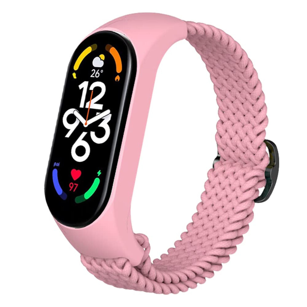 Niboow Strap For Xiaomi Mi Band 7 (Xiaomi Smart Band 7), Men Women Adjustable Nylon Woven Elasticity Watch Bands For Xiaomi Mi Band 7 (Xiaomi Smart 5051224196135