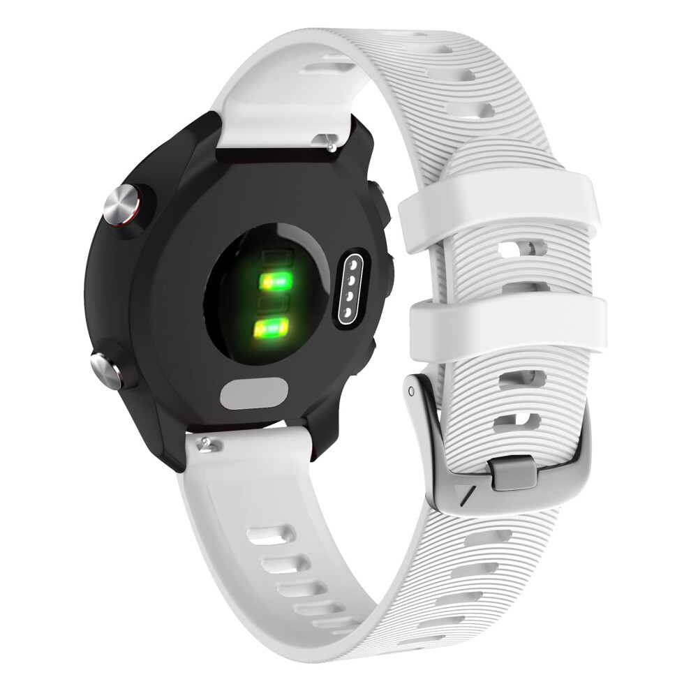 Strap For Garmin Forerunner 245/645 Music,20Mm Width Starp For Garmin Vivoactive 3/Vivoactive 3 Music (White) White 5051224197897
