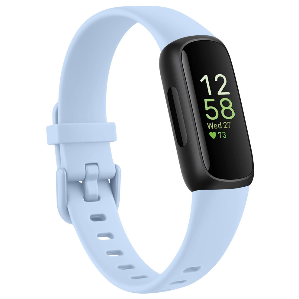 Tobfit Replacement Strap For Fitbit Inspire 3, Soft Silicone Wristband Watchband Accessory (Nude ) Blue 5051224194285