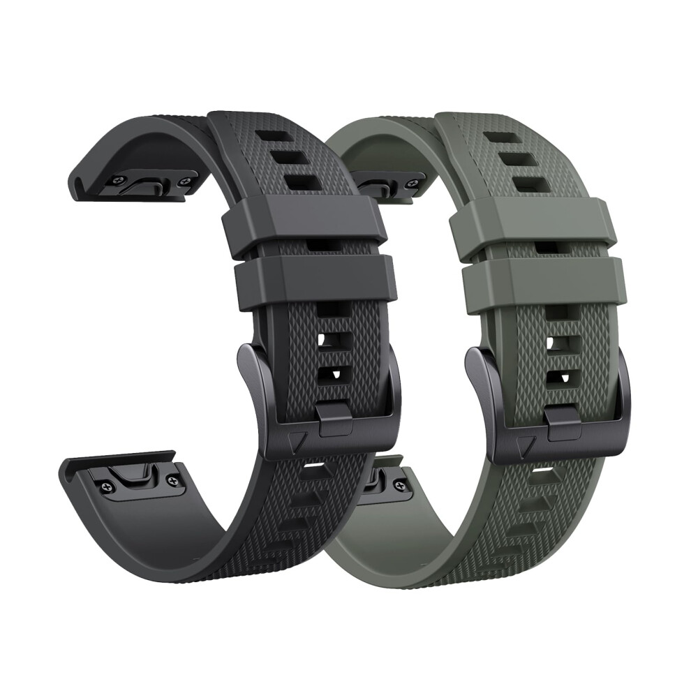 Notocity For Garmin Fenix 6/6 Pro Strap, Quickfit 22Mm For Fenix 5/7/5 Plus/7 Pro/8 47Mm, Watch Strap For Forerunner 935/945/965, Approach S60/S62, 5051224198269