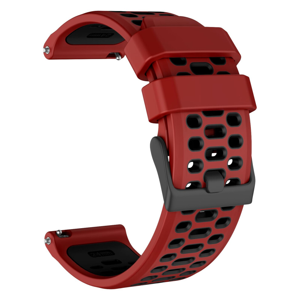 Mysnbkn Watch Strap For Suunto 9/9 Baro/D5/D7/Spartan Sport/Wrist Hr/Traverse 24 Mm/Smartwatch 2 Sw2, 24 Mm Quick Release Silicone Replacement Band 5051224192939