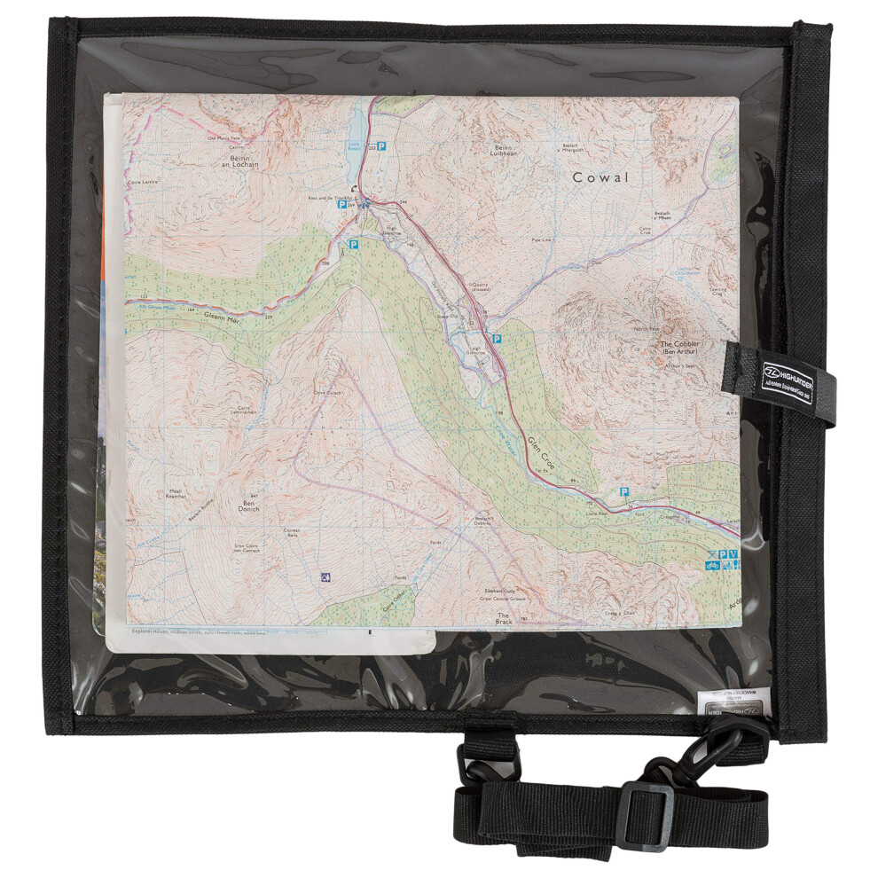 Highlander Water Resistant Map Case To Protect Maps, Phones & Valuables | Touch Screen Compatible | Perfect For Outdoor, Camping, Military, & Hiking.