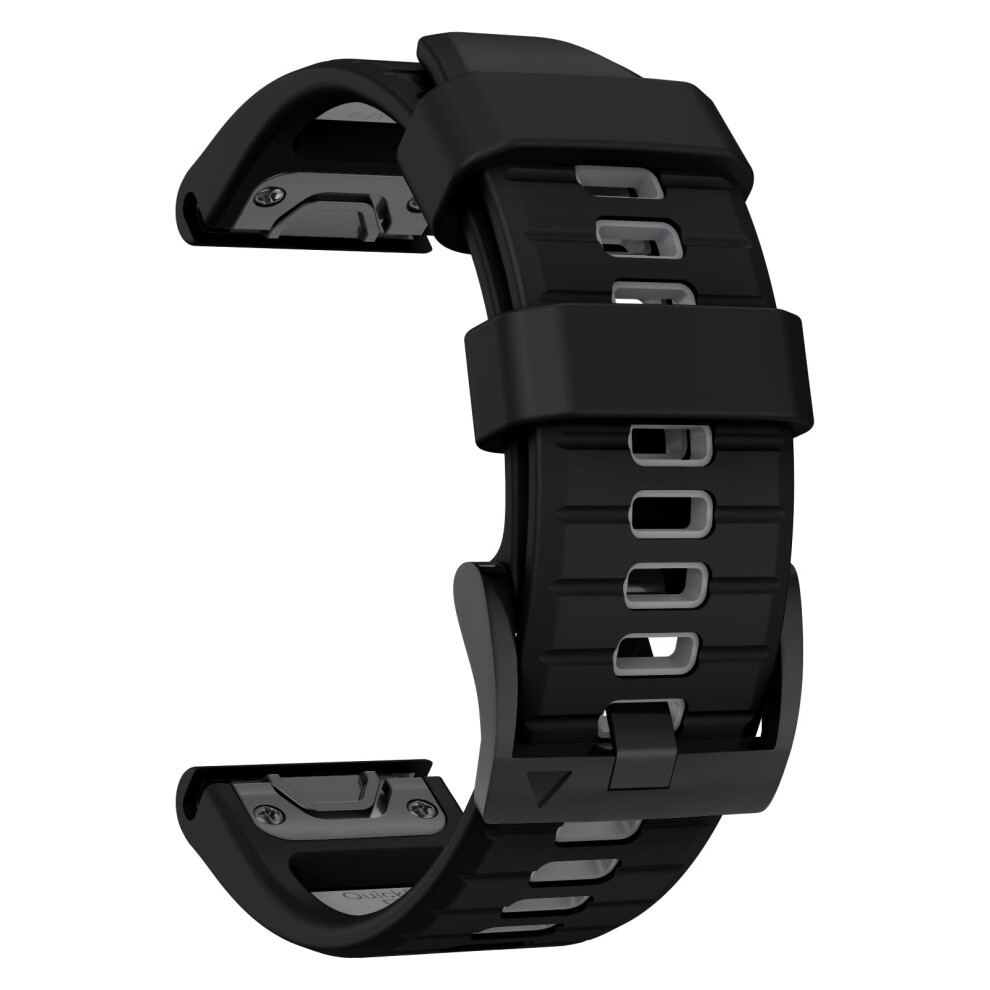 Overstep For Garmin Fenix 7X Pro, 26 Mm Silicone Wristband For Fenix 7X Pro/Fenix 7X/Fenix 6X/6X Pro Fenix 5X/5X Plus Fenix 3/3 Hr 5051224202751