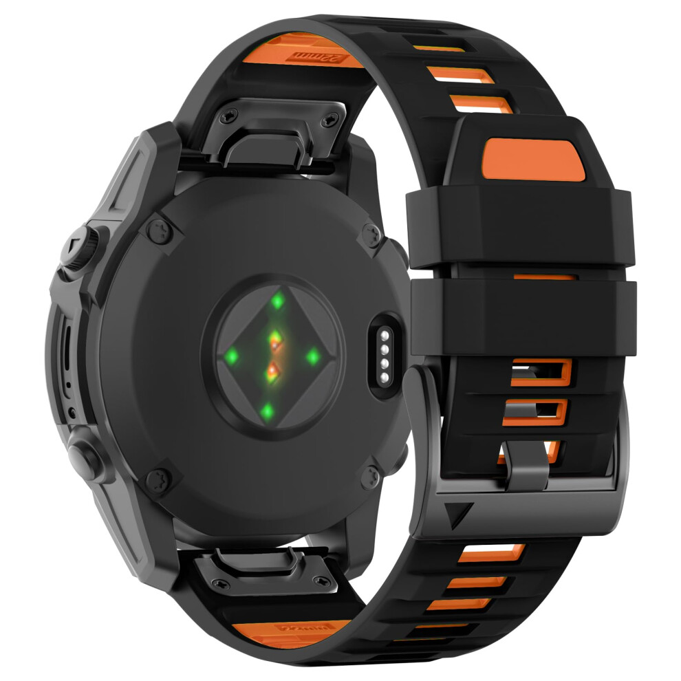 U-Limve Watch Strap For Garmin Fenix 8 47Mm/Fenix 7 Pro/Fenix 7/Fenix 6 Pro/Fenix 6/Fenix 5/Epix Pro 47Mm/Fenix E, 22Mm Silicone Quickfit Bands 5051224203482