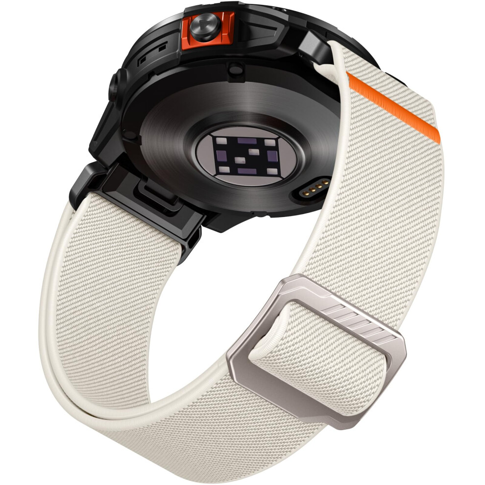 Laffav Compatible With Garmin Fenix 6X Pro Strap/Fenix 6X/Fenix 7X Pro/Fenix 7X Strap, Nylon Stretchy 26Mm Quickfit Strap For Garmin Fenix 5051224200436