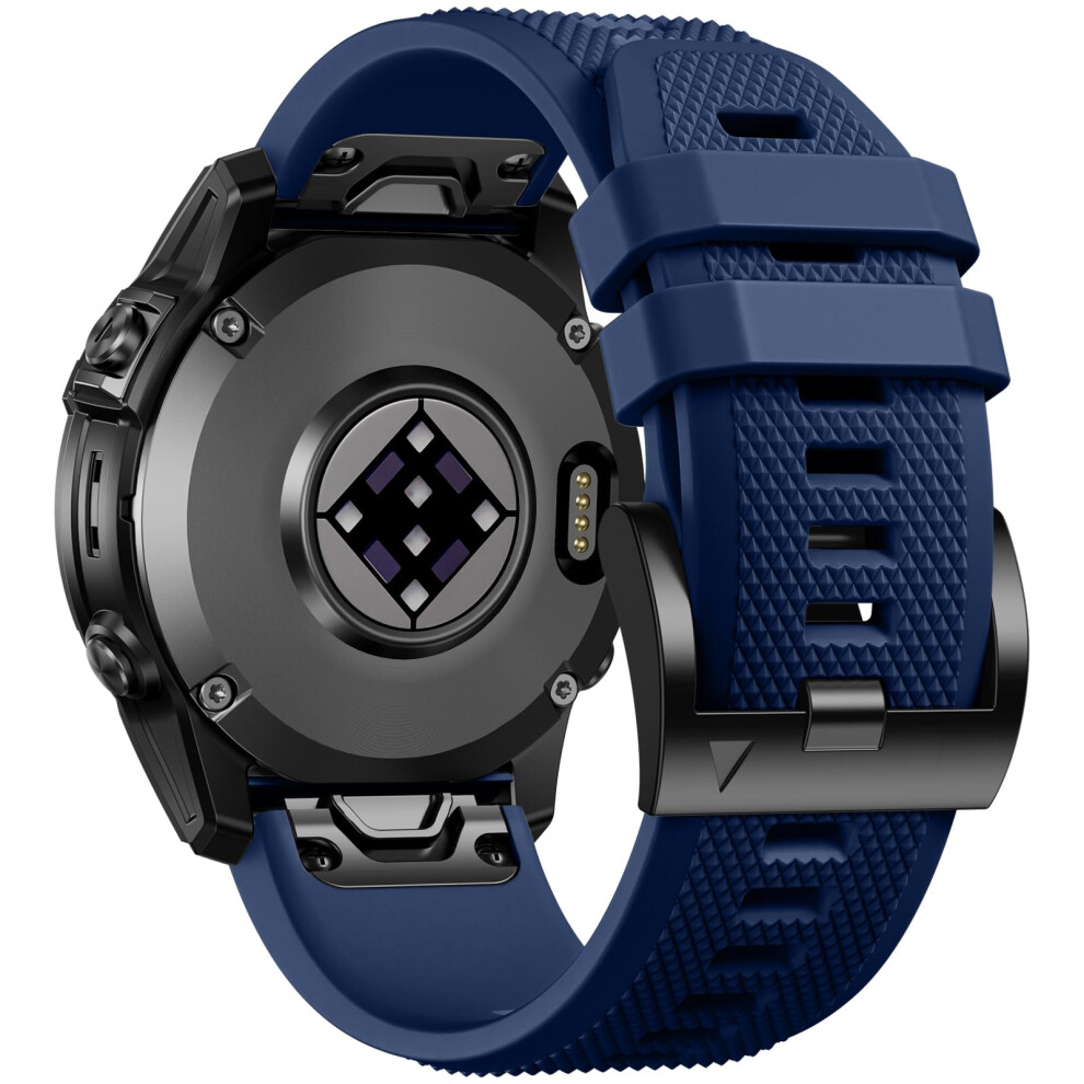 Laffav Compatible With Garmin Fenix 7 Strap/Fenix 7 Pro/Fenix 6/Fenix 6 Pro/Fenix 8 47Mm Strap, 22Mm Quickfit Silicone Sport Band For Garmin Epix Gen 5051224203604