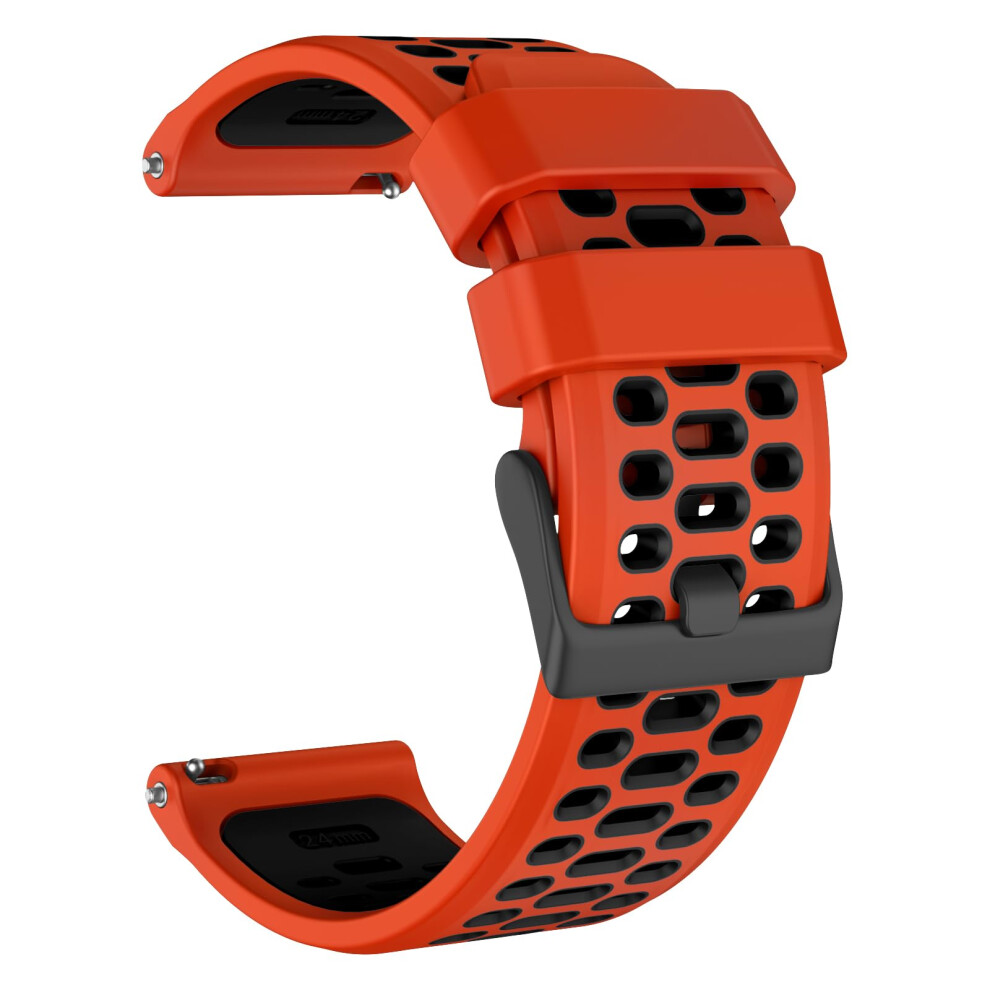 Mysnbkn Watch Strap For Suunto 9/9 Baro/D5/D7/Spartan Sport/Wrist Hr/Traverse 24 Mm/Smartwatch 2 Sw2, 24 Mm Quick Release Silicone Replacement Band 5051224202768