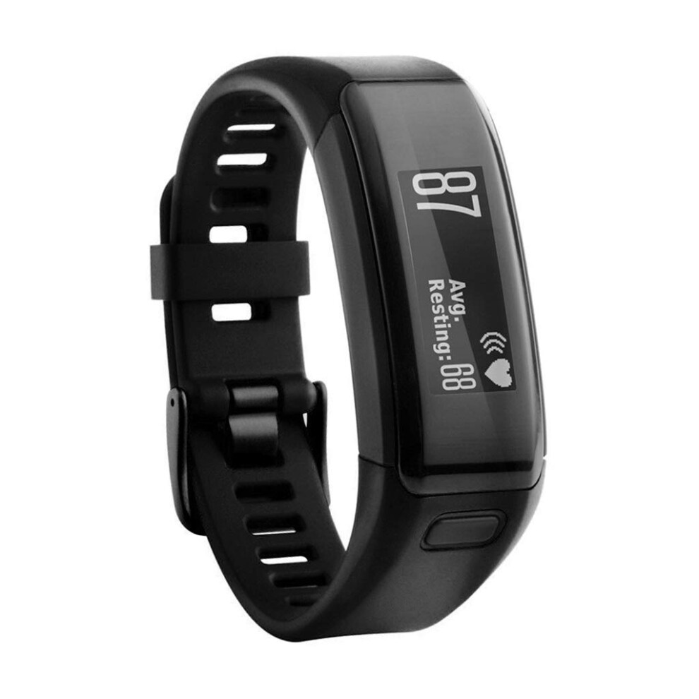Watch Strap Band Wrist Replacement Soft Silicone Bracelet Strap Wristband Compatible With Garmin Vivosmart -Hr Smart Bracelet Silicone Replacement 5051224204748