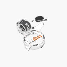 Silva Compass Orienteering - Arc Jet S Right - Thumb Compass for Orienteering - With a removable Thumb Plate & 1:15k, 1:10k, 1:7.5k or 1:4k Scales -