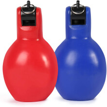 Dingfeiyu 2 Pcs Hand Squeeze Whistles, Coach Whistle for Teachers Referees, Hand-held Outdoor Sports Whistle for Physical Education Instructor Dog