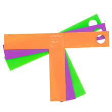 Filmsticks Multi-Coloured T-Markers Pack of 3 - Recyclable Glow in the Dark Rubber Markers for Actor Positions for Film, Camera, Television and Sports