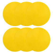 PATIKIL Spot Markers 8 Inch, 6 Pcs Non-Slip Floor Dots Agility Markers Flat Field Cones Poly Dots for Gym PE Speed Training Dance Soccer Basketball