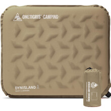 OneTigris Inflatable Seat Cushion - Lightweight Self-Inflating Memory Foam Seat Cushion For Stadiums, Camping, Bleachers, Airplane Travel,Waterproof