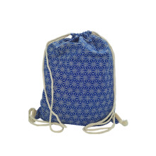 PANASIAM simple-bag, asanoha blue