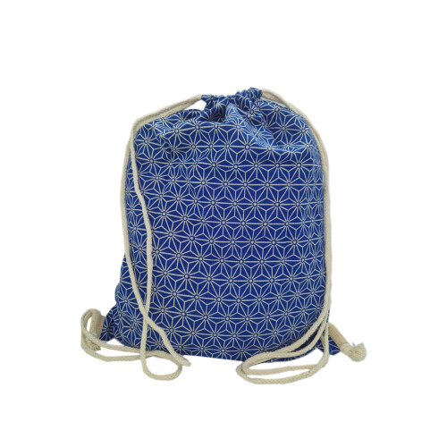 PANASIAM simple-bag, asanoha blue