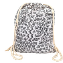 PANASIAM simple-bag, asanoha white
