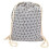 PANASIAM simple-bag, asanoha white 1