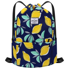 HAWEE Waterproof Drawstring Bags Backpack Large Gym Bag Drawstring Daypack Unisex for Women Men Daily Life Outdoor Casual Sport Yoga School Beach Swim