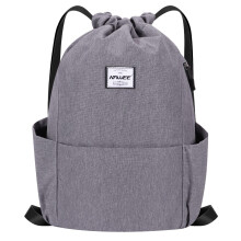 HAWEE Waterproof Drawstring Bags Backpack Large Gym Bag Drawstring Daypack Unisex for Women Men Daily Life Outdoor Casual Sport Yoga School Beach Swim