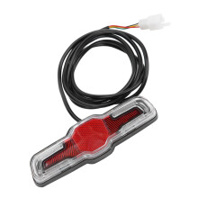 Electric Bicycle Rear Light 5LEDs ABS 36V/48V/60V for Hub Motor Night Cycling