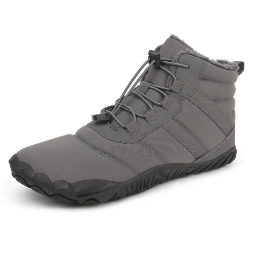 Women's Knee-High Snow Boots Grey Size 7.5 2