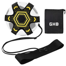 GHB Football Kick Trainer Solo Practice Training Aids with Adjustable Waist Belt, Football Control Skills Trainer Equipment Gifts for Boys Kids