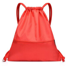 Richugui Drawstring Bags, Drawstring Gym Bag, Waterproof Oxford Cloth PE Bags with Mesh Pockets, School Girls Boys Backpack Swimming Bag with Outside