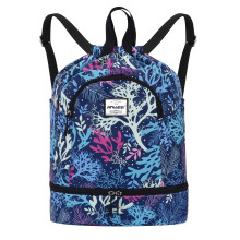 HAWEE Waterproof Drawstring Bags Backpack Large Gym Bag Drawstring Daypack Unisex for Women Men Daily Life School Outdoor Casual Sport Yoga Swim Beach